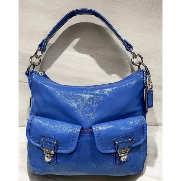 Coach F23401 Daisy Liquid Gloss Pocket Hobo Bag - Picture 2 of 13